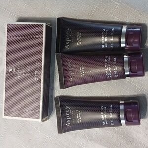 3 New Asprey London 1.2oz 35 mL Ritz Carlton sealed 2 Shampoo 1 Body Lotion